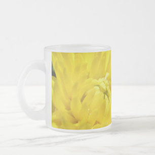 Tasse Givré Chrysanthème jaune