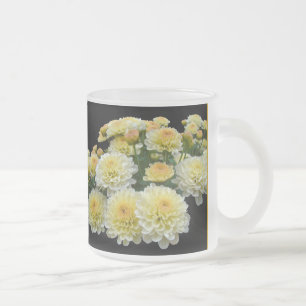 Tasse Givré Chrysanthèmes citron meringue