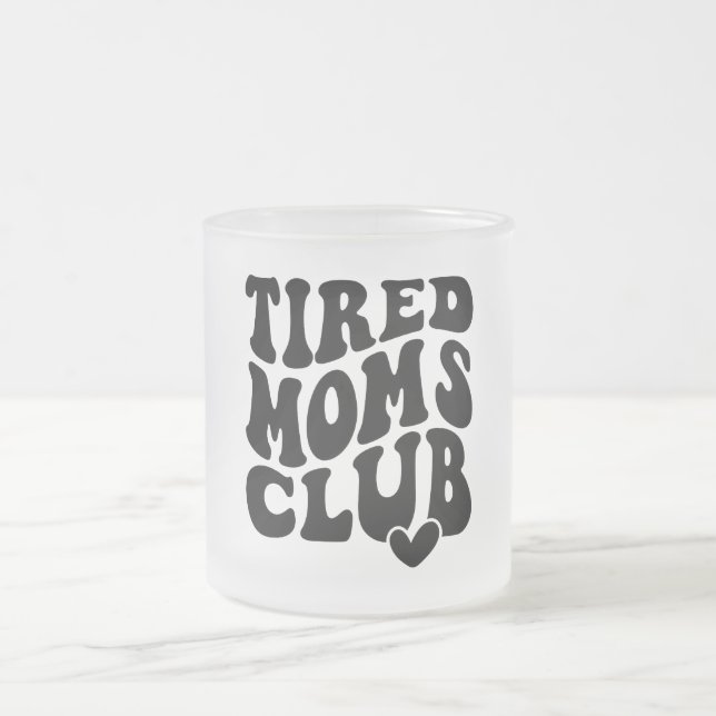 Tasse Givré Citation de maman amusante (Centre)