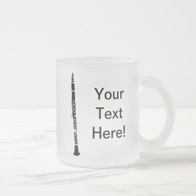 Tasse Givré Clarinet personnalisé (Droit)
