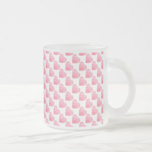 Tasse Givré Coeurs roses