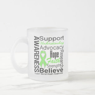 Tasse Givré Collage - conscience de santé mentale
