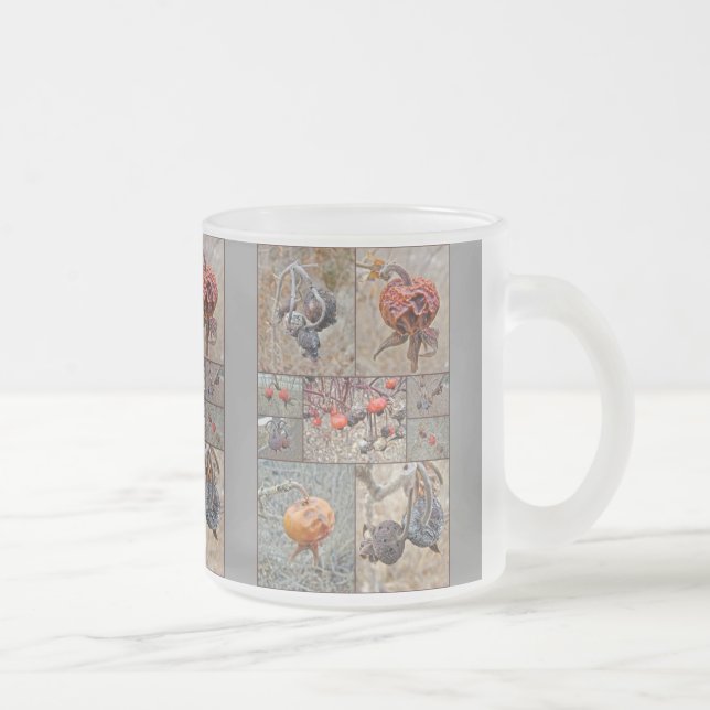 Tasse Givré Collage rose (Droit)