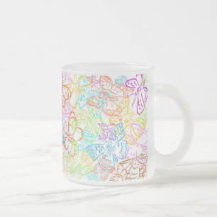 Tasse Givré Colorez-moi des papillons