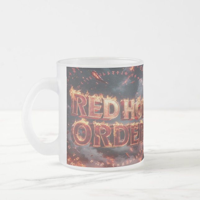 Tasse Givré Commande Rouge Chaud (Gauche)