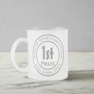 Tasse Givré Concours 1er Prix Trophée Verre dépoli B