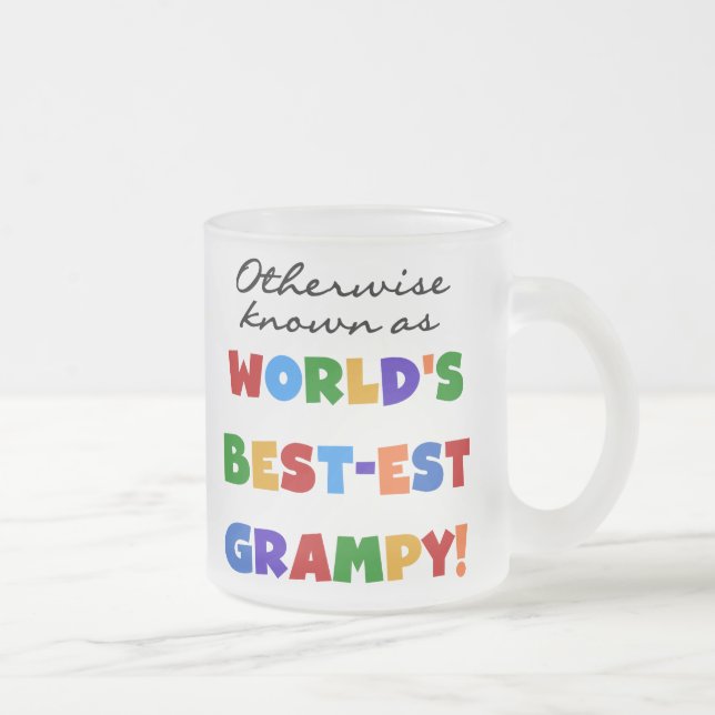 Tasse Givré Connu par ailleurs comme le meilleur cadeau Grampy (Droit)