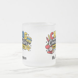 Tasse Givré Coordonnateur de Chaos Personnalisé Enseignant