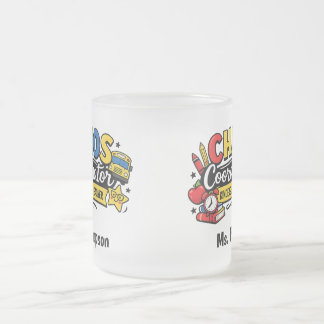 Tasse Givré Coordonnateur de Chaos Personnalisé Enseignant