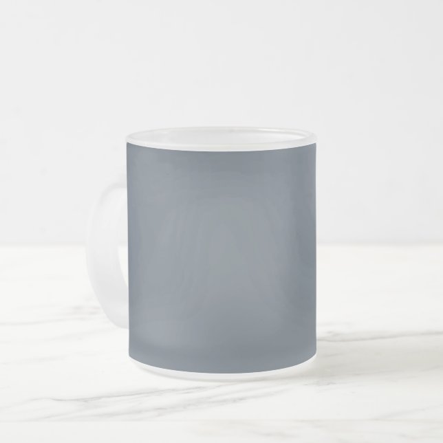 Tasse Givré Corail noir (couleur solide) (Devant gauche)