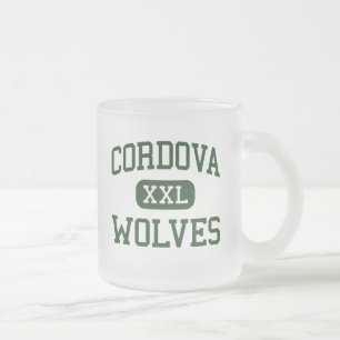 Tasse Givré Cordova - loups - lycée - Cordova Tennessee