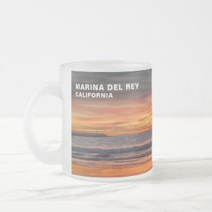 Tasse Givré Couleurs magnifiques du coucher de soleil - Marina