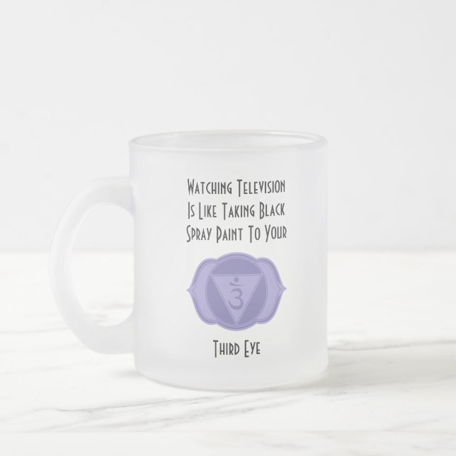 Tasse Givré Coupe de citation du troisième oeil Chakra (Gauche)