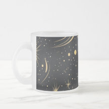 Coupe d'eau en verre céleste