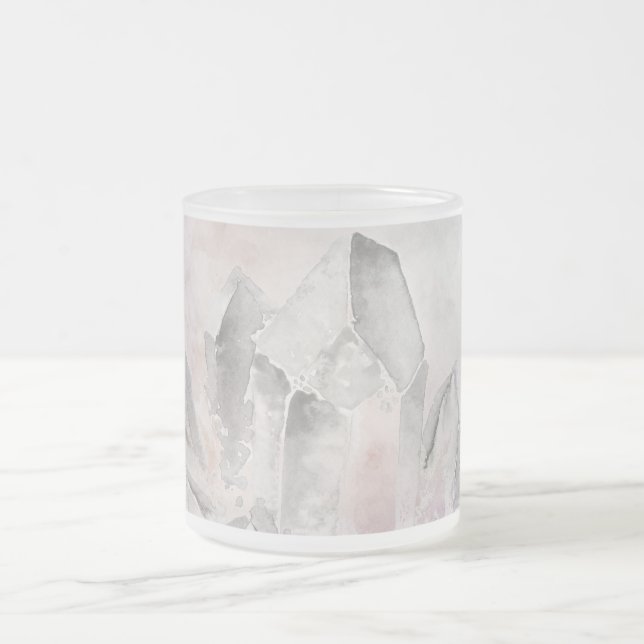 Tasse Givré Couronne Chakra de thérapie par les cristaux (Centre)