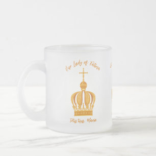 Tasse Givré Couronne de Notre-Dame de Fatima