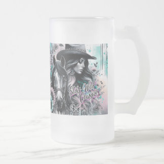 Tasse givré Cowgirl Reste Sauvage