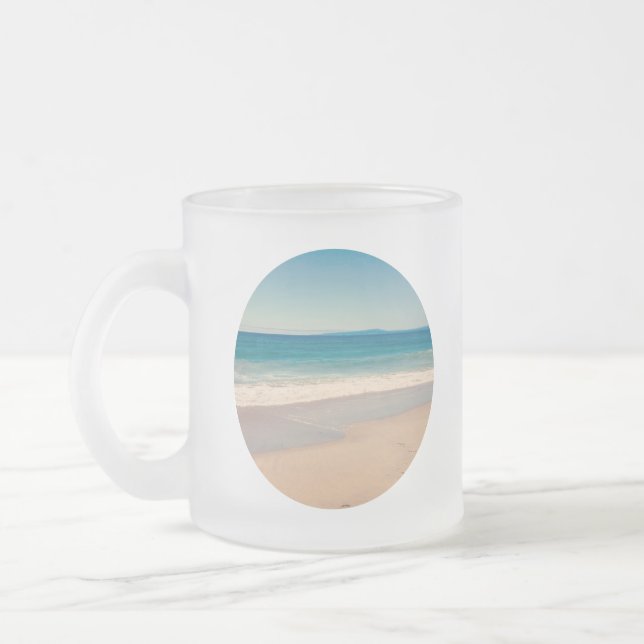 Tasse Givré Créez votre propre photo en 2 cercles (Gauche)