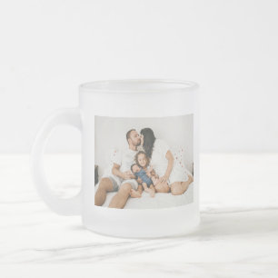 Tasse Givré Créez votre propre photo personnalisée de famille