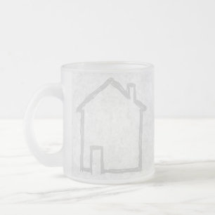 Tasse Givré Croquis de Chambre. Gris