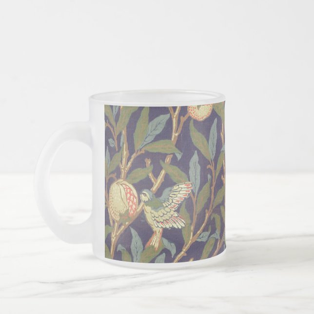 Tasse Givré Cru d'oiseau et de grenade de William Morris (Gauche)