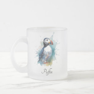 Tasse Givré Cute macaron en bleu aquarelle