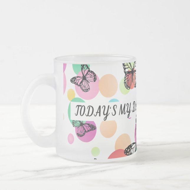 Tasse Givré Dance butterflies Garden (Gauche)