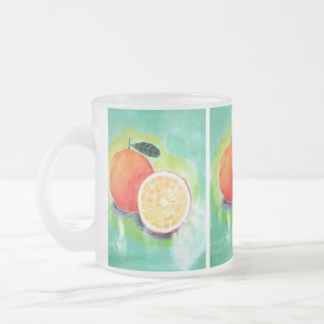 Tasse Givré Délicieuse Musique orange congelée (Gauche)