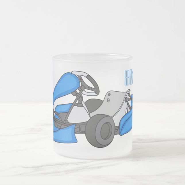 Tasse Givré dessin animé de Kart racing (Centre)