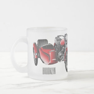 Tasse Givré dessin animé de la moto Sidecar