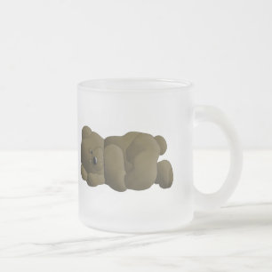 Tasse Givré Dessin animé d'ours en peluche endormi