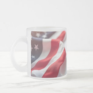 Tasse Givré Dessin patriotique du Jour de l'Indépendance du 4 
