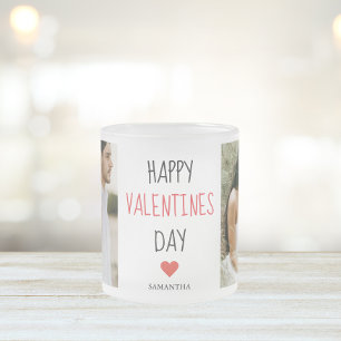 Tasse Givré Deux photos   Happy Valentines Day  