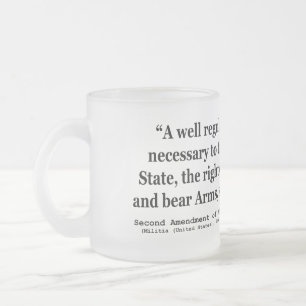 Tasse Givré Deuxième amendement à la constitution d'Etats-Unis