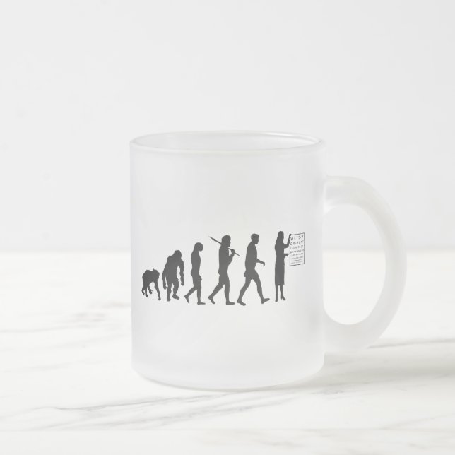 Tasse Givré Diagramme d'oeil optique d'évolution (Droit)