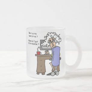 Tasse Givré Disque Dur Sauvegarde Humoristique