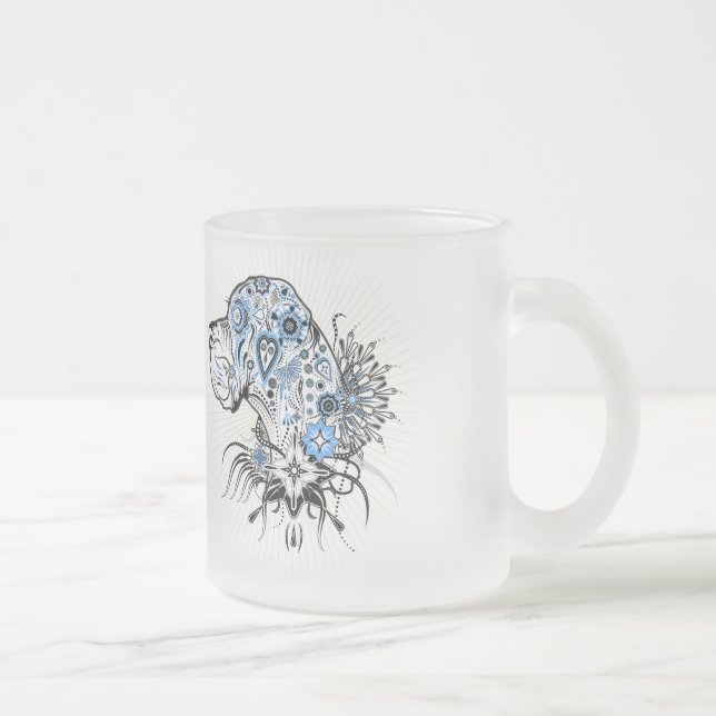 Tasse Givré Dogue allemand Blackheart (Droit)