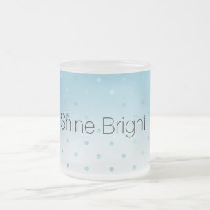 Tasse Givré Dots Glam Ombre Aqua           