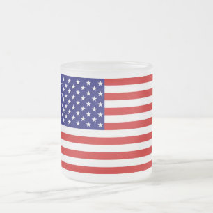 Tasse Givré Drapeau américain