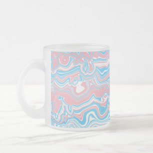 Tasse Givré Drapeau de fierté trans Trippsy Boho Groovy Bandes