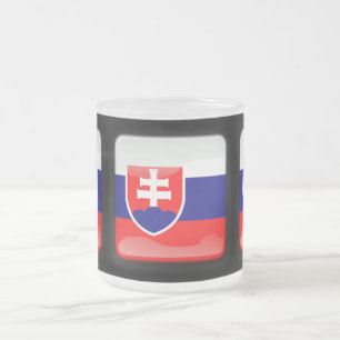 Tasse Givré Drapeau de la Slovaquie