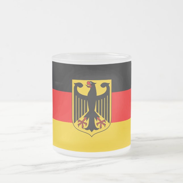 Tasse Givré Drapeau de l'Allemagne (Centre)