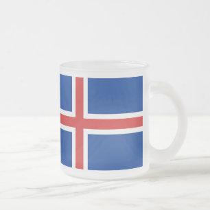 Tasse Givré Drapeau de l'Islande