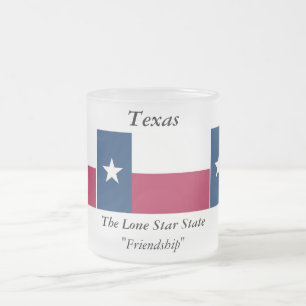 Tasse Givré Drapeau d'état du Texas