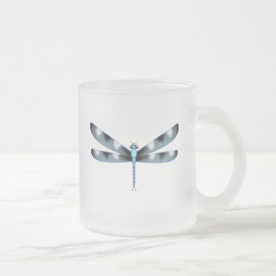 Tasse Givré Drinkware pour libellules bleues et noires