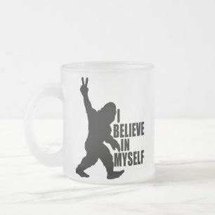 Tasse Givré Drôle Bigfoot - Je crois en moi-même