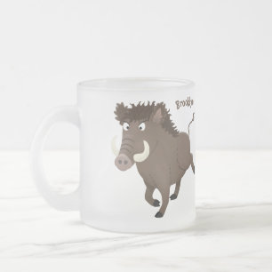 Tasse Givré Drôle dessin humoristique de rasoir de sanglier