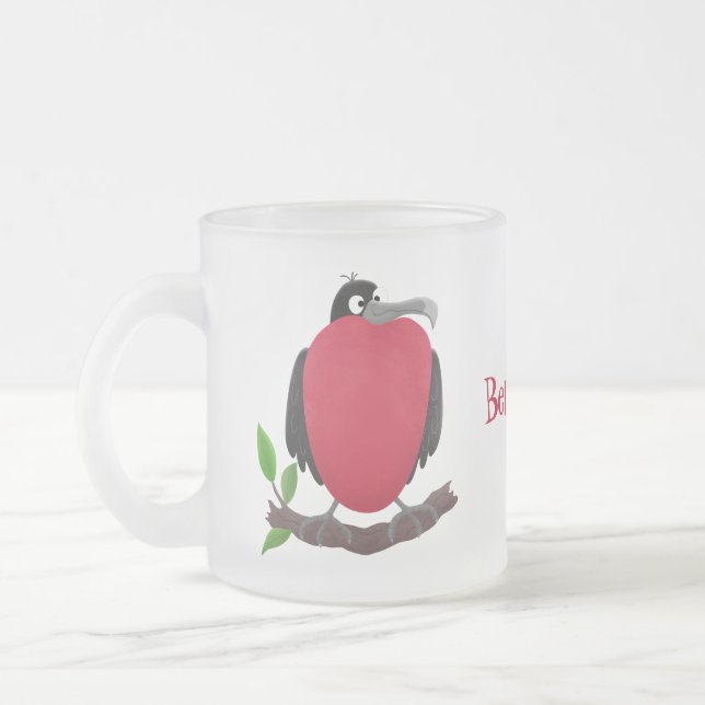 Tasse Givré Drôle magnifique dessin animé de frégate (Gauche)