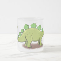 Drôle stegosaurus dinosaure dessin animé