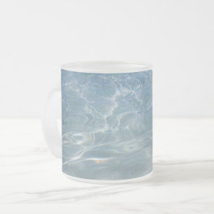 Tasse Givré Eau des Caraïbes Bleu Abstrait Nature